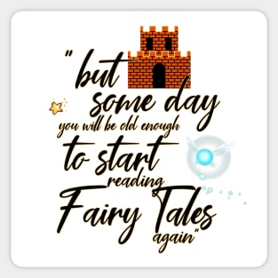 Reading Fairy Tales Again Sticker